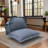 Outdoor Bean Bag Chair Lounger Cover (Bag Only,XXL)-533593483-533593480