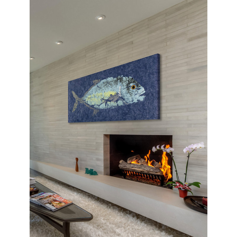 " Trevally " by Warren Sellers, 18" H x 36" W x 1.5" D