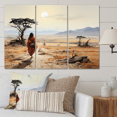 " African Nomadic Wanderer II " 3 - Pieces