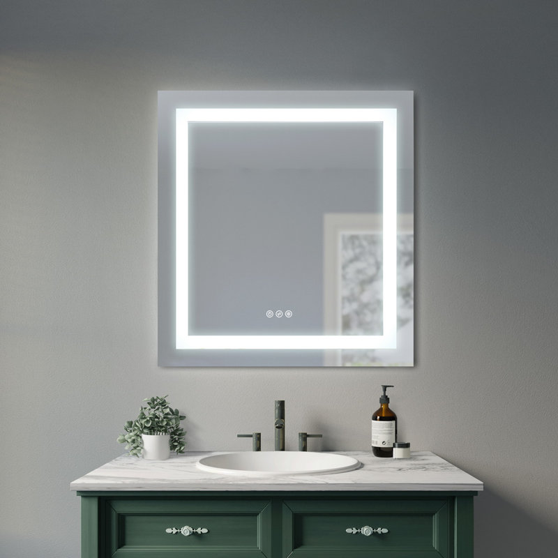 Akerley Flat Wall Mirror, 32" x 30"