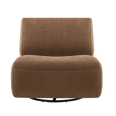 Nita 33'' Swivel Upholstered Accent Chair