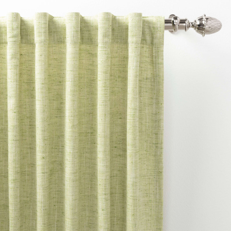 Greylock Soft Curtain Panel, 48"W x 120"L, Blue