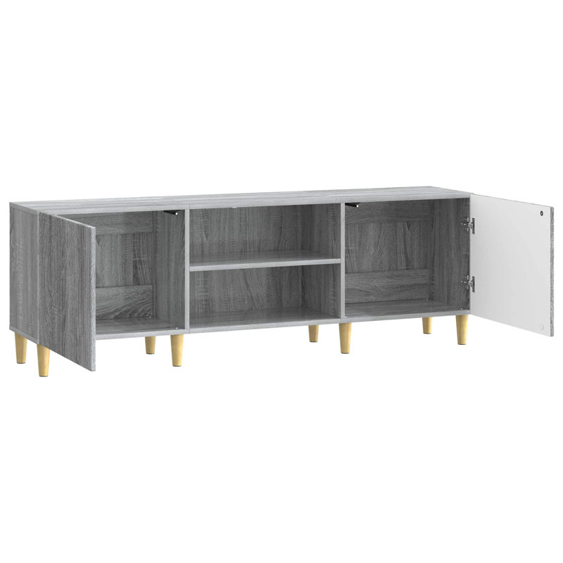 TV Stand, 50cm H x 150cm L x 31cm W, Grey Sonoma
