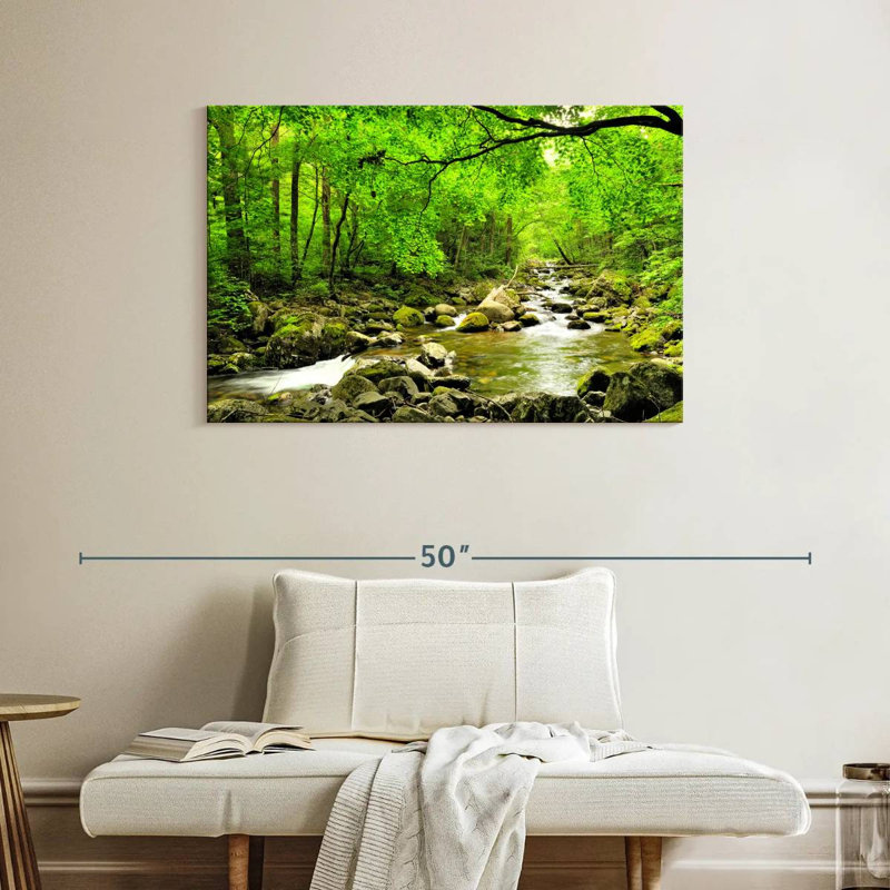 Alvord Smolny Forest Stream, H 26 po x l 39 po