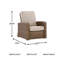 Fauteuil inclinable d'extérieur Anikyn