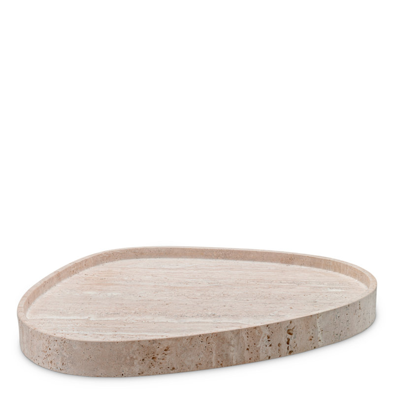 Arman Travertine Decorative Tray