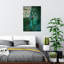 Élégante peinture décorative en verre trempé de 19,7 po x 27,6 po | 100% verre trempé, épaisseur: 0,16 pouce | Parfait pour la décoration intérieure, le salon et le bureau | Superbe œuvre d'art avec une esthétique moderne