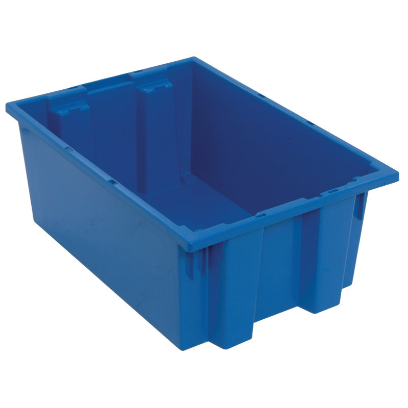 Sac empilable et gigogne, robuste, 1,20 pi³ capacité en pieds, polypropylène, (prix par pièce, 6 pièces par boîte), boîte de 6