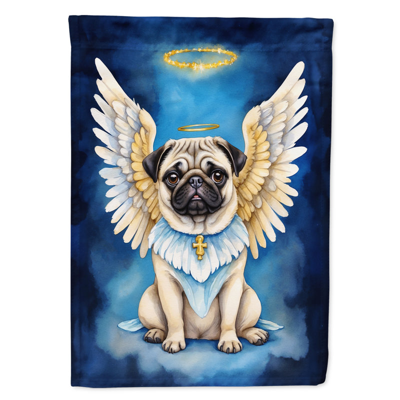 Drapeau Pug My Angel House