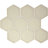 Porcetile 10.08 in. x 11.64 in. Honeycomb Matte Porcelain Mosaic Wall and Floor Tile-47503012