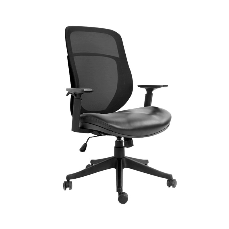 Chaise de travail ergonomique en filet Prewitt, Vinyle