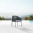 Matte Charcoal Frame/Ash Cushion