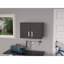 Armoire de rangement murale moderne, 3 tablettes