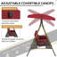 3 Person Porch Swing with Canopy-1225697576