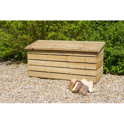 61 cm x 183 cm Holzscheitregal aus Holz