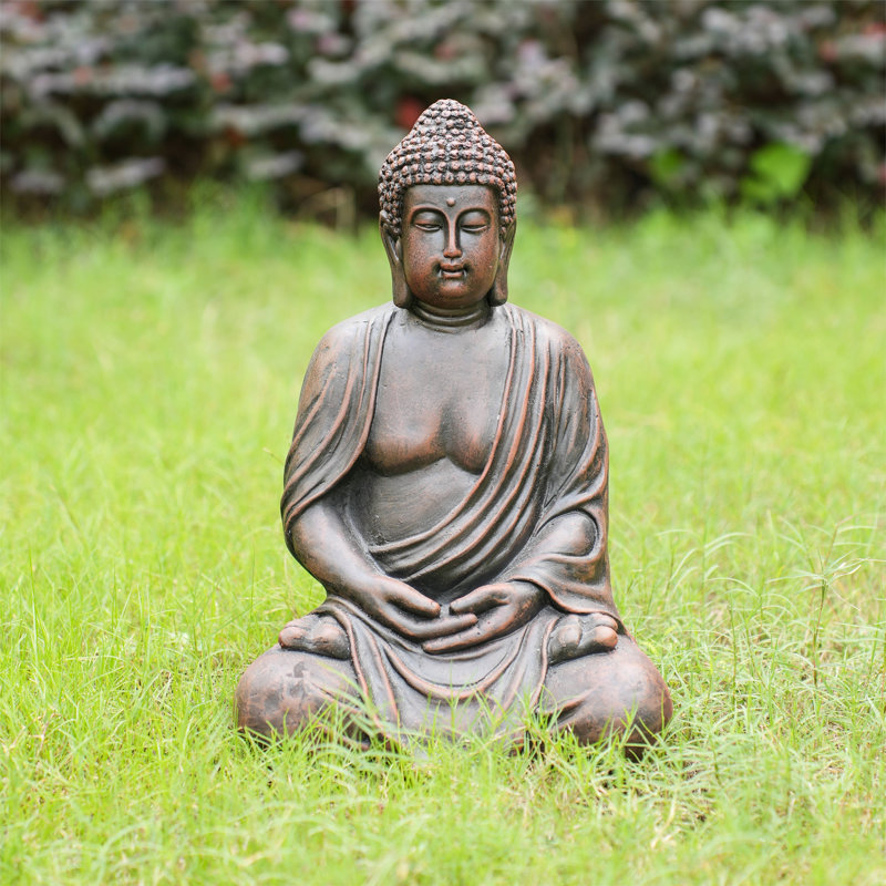 Statue de jardin Bouddha méditant en oxyde de magnésium