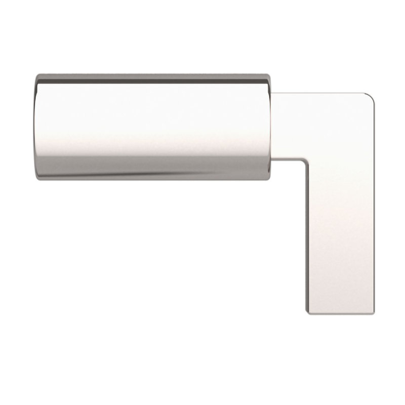 Polished Nickel Contemporary Cabinet Knob with Mounting Hardware