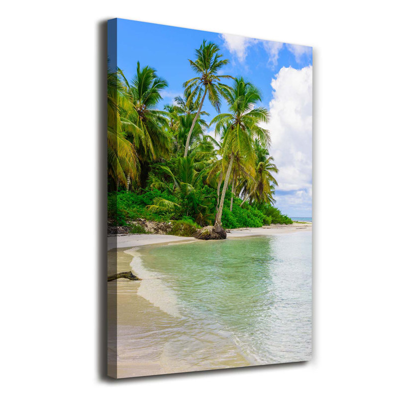 Tropical Beach - Wrapped Canvas Print