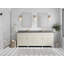 Meuble-lavabo double 84 po avec plateau Sonoma-101692575