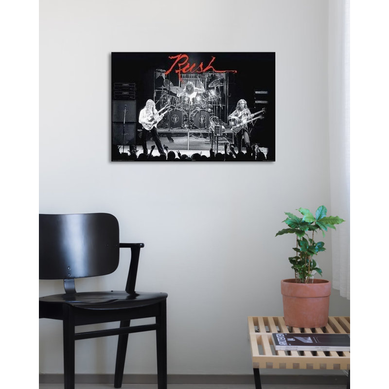 Rush - Hemispheres Live on Stage - reproduction de photo sur papier sans cadre