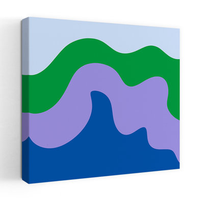 Art contemporain contemporain abstrait coloré