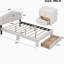 Grand lit plateforme tapissier Teddy-2117884475