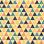 Panneau de papier peint adhésif amovible triangles Shanaya