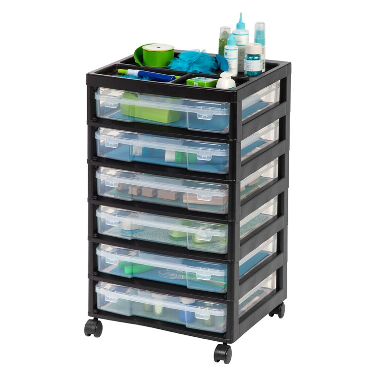 .com - IRIS LEGO 6-Case Workstation and Storage Unit with 2