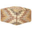 Ardrie 50cm Wide Square Geometric Pouffe Ottoman