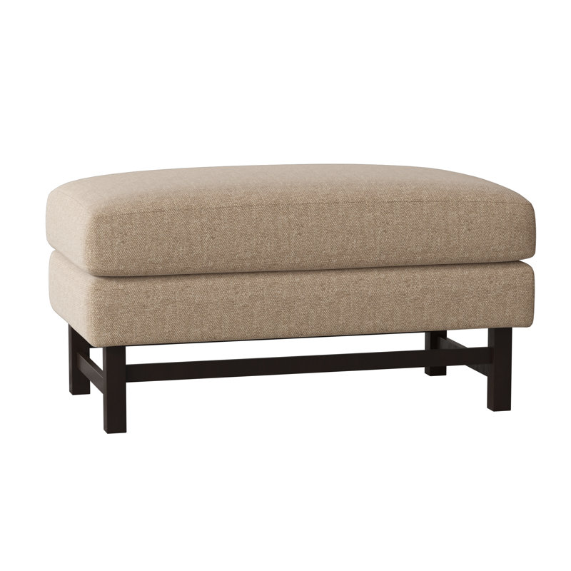 Edward Ottoman, White Caps Fog, American Walnut