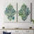Algae and Azule Motif I-Premium Gallery Wrapped Canvas -Ready to Hang-531766118