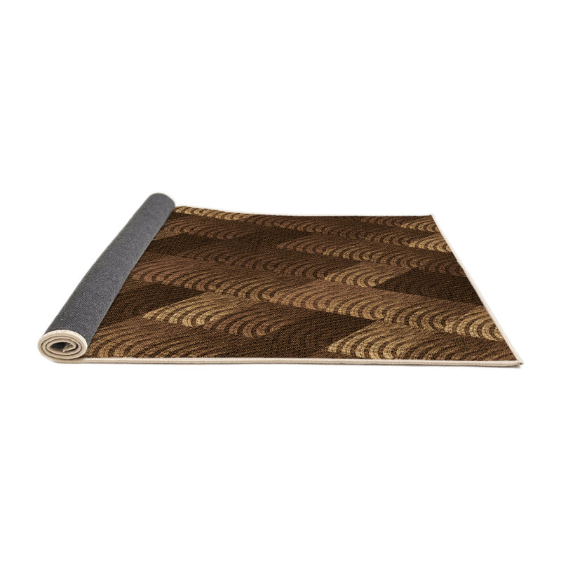 Performance Wool Abstract Indoor Rug, Round 7'0" x 7'0"