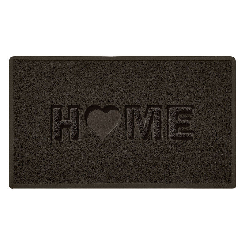 Non-Slip Doormat, Brown, 45cm W x 75cm L