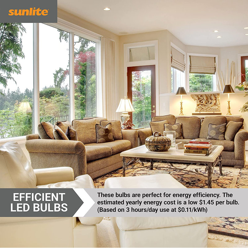 12 Watt (75 Watt Equivalent), A19 LED, Dimmable Light Bulb, Daylight E26/Medium (Standard) Base, 2700K