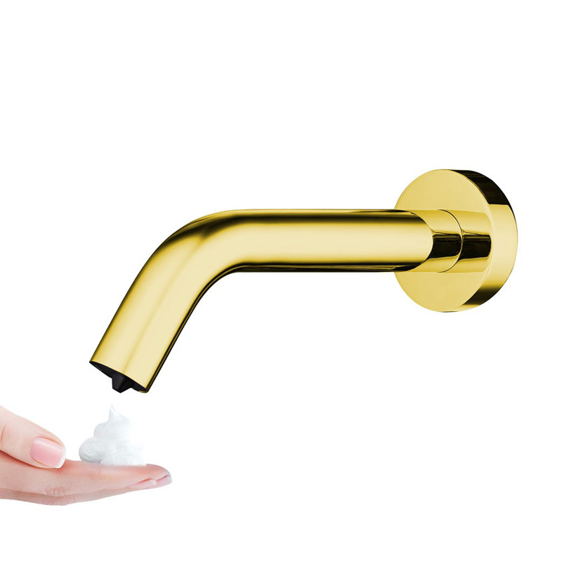 Distributeur de savon mural automatique Fontana Solution hygiénique sans contact, Doré