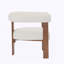 Chaise d'appoint moderne rembourrée avec accoudoirs ronds-129859777-129859779
