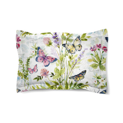 Taie décorative en microfibre Watercolor Butterflies