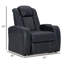 Fauteuil inclinable électrique Fynne, port USB, similicuir-110740901