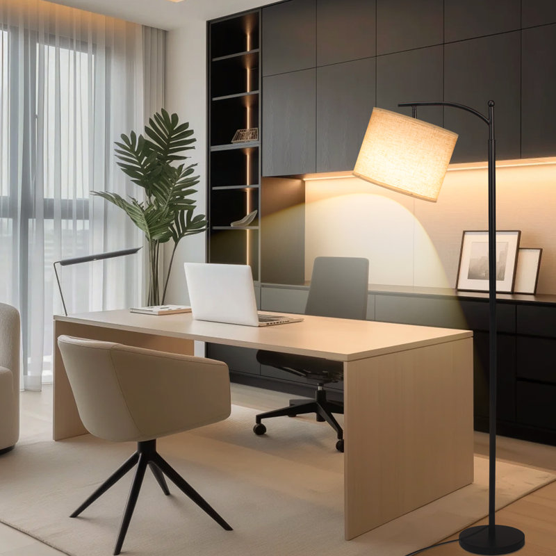 Honoding 62'' Arc Floor Lamp,standing Lamp For Living Room Decor ,with Foot Switch Stand Light,no Bulb Included