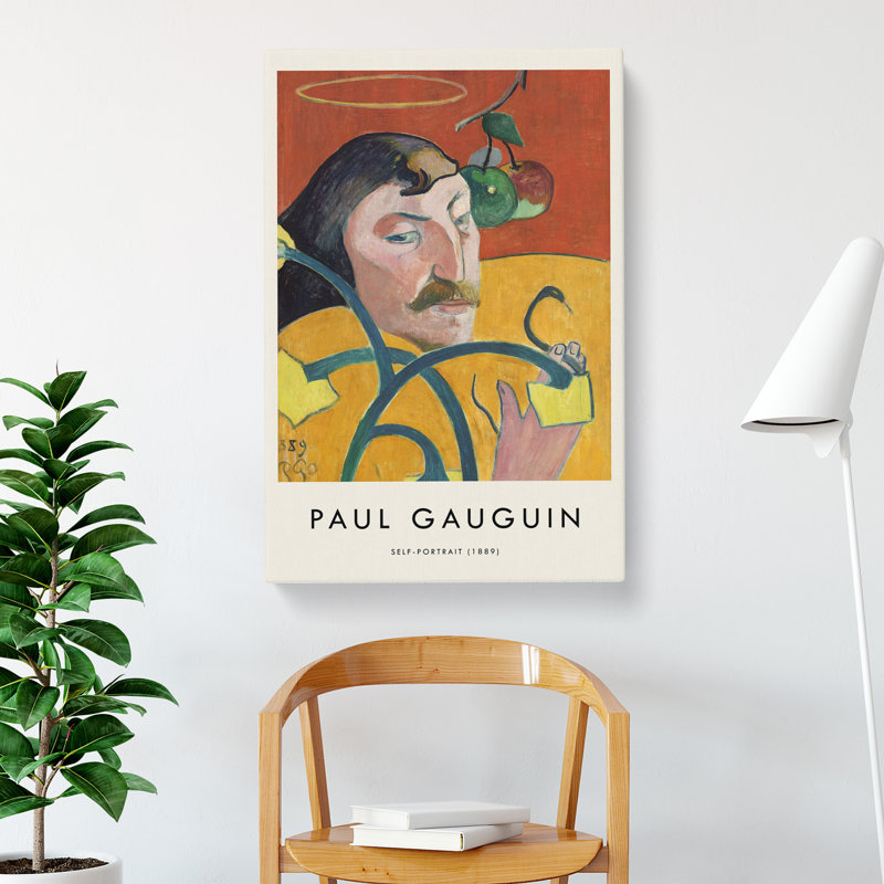 Self Portrait Vol.2 by Paul Gauguin - Wrapped Canvas Painting, 76cm H x 50cm W x 3cm D