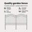 Vidaxl Garden Fence Powder-Coated Steel-116797818-116797822