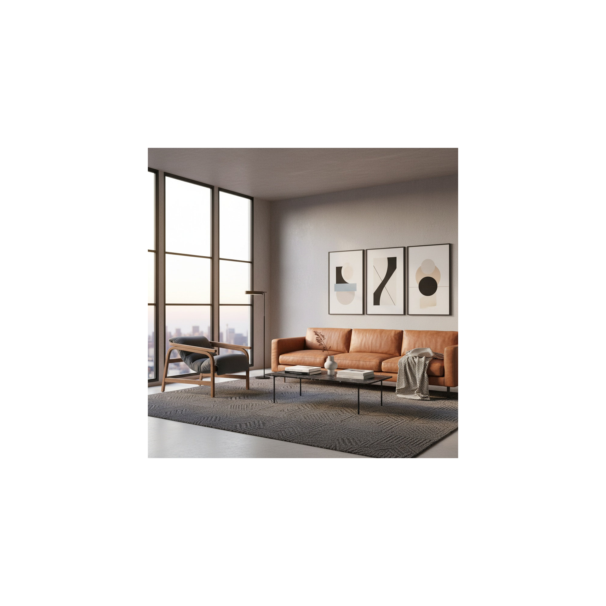 Cellire Chair, Walnut/Medium Brown Wood, Charcoal Polyester