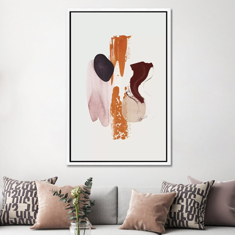 Fulfilled by Leemo - Painting on Canvas, 152.5 cm H x 101.5 cm W, White Framed