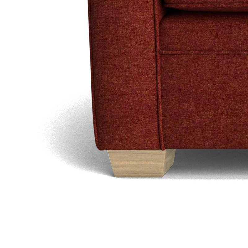Quaker 84'' Upholstered Sofa, Unfinished, Entice Brick