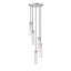 Lustre géométrique à intensité variable 5 lumières Mortola-90565804