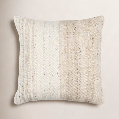 Dia Striped Wool Blend Throw Pillow