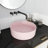 Ceramic Circular Vessel Bathroom Sink Art Sink-106917980