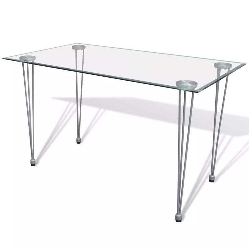 Glass Top Dining Table