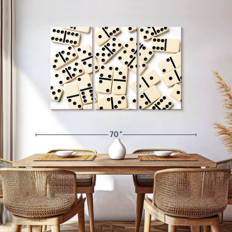 Dominos classiques, H 36 po x l 57 po