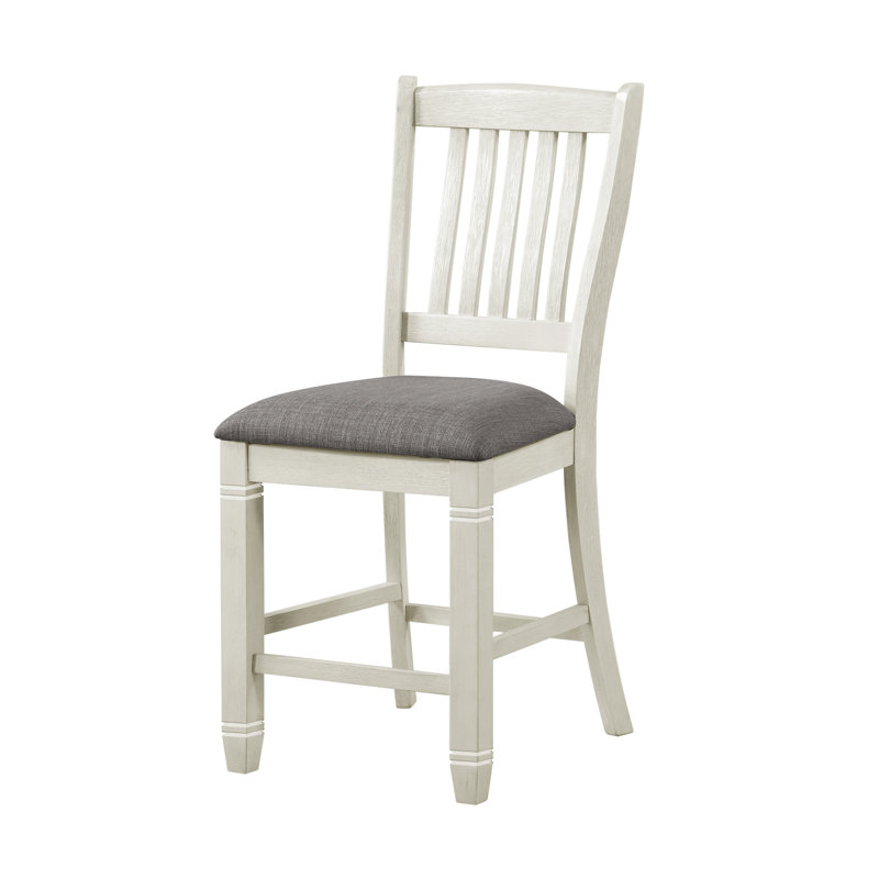 Ensemble de chaises de salle à manger à hauteur de comptoir en bois 2 pièces